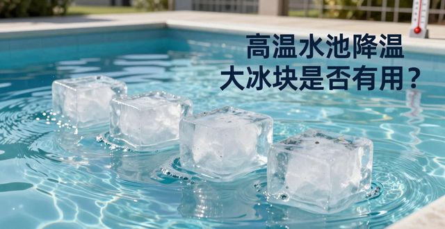 黄山高温水池降温大冰块,到底管不管用?